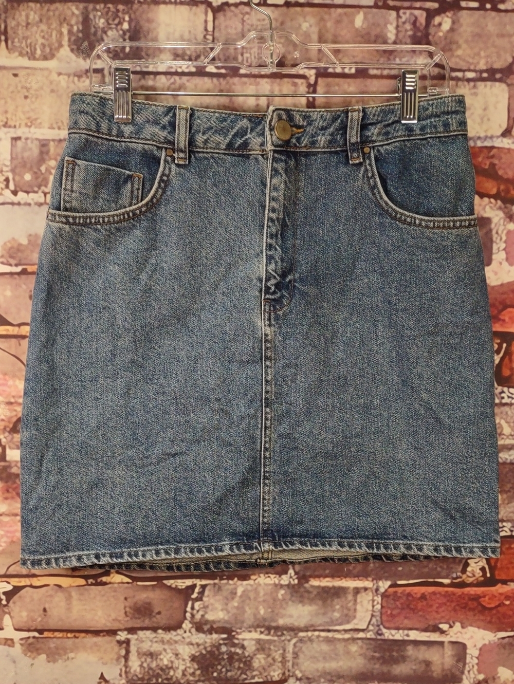 ASOS Light Blue Denim Mini Skirt